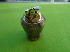 accendino vintage in onice da tavolo funzionante lighter old leichter plus leger