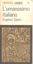Garin,Eugenio. - L'Umanesimo