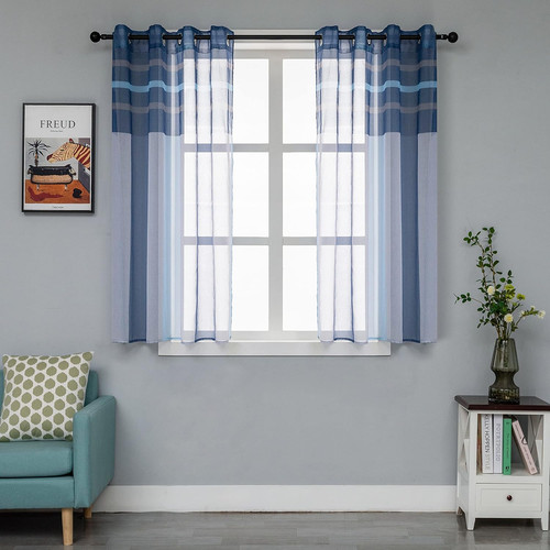 Coppia tende voile semi - voile,