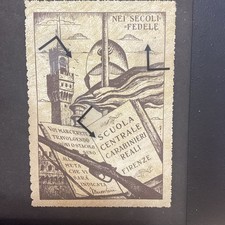 Carabinieri Reali,Firenze,scuola Centrale,fascismo ,Illustrata,viaggiata,GO346