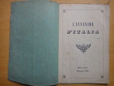 1863-L'avvenire d'Italia-ROBERTO BOSCHETTI-Risorgimento