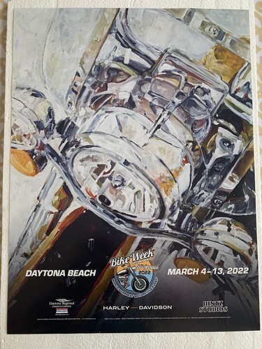 Poster daytona beach bike - bike, week