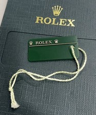 Authentic Rolex Green Hang Tag