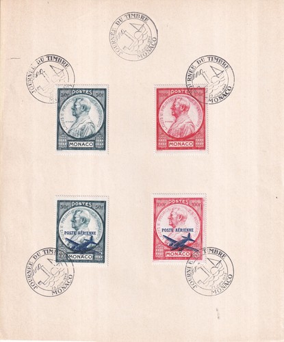 1946 monaco range stamp - range, 41