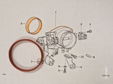 Guarnizione valvole farfallato