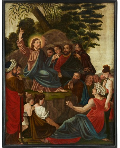 Pittura olio tela - pittura, tela:cristo