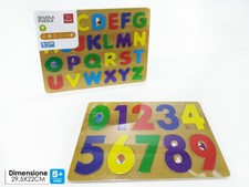 2 Pezzi Puzzle Alfabeto
