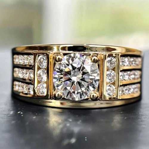 Anello oro giallo 14 kt - giallo,