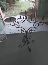 PORTACANDELE FERRO 1 BRACCIO