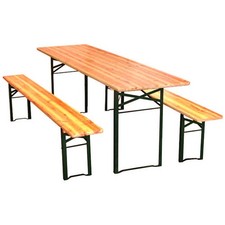 Set Tavolo + 2 Panche Birreria