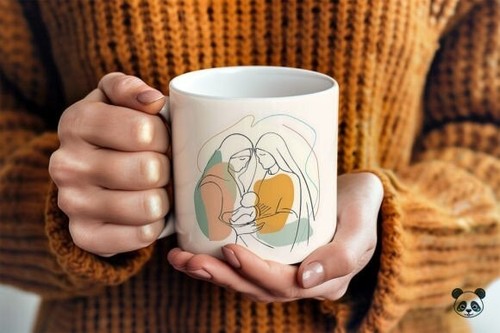 Tazza caffè presepe - tazza,