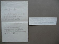 Autografo Vincenzo Migliaro Pittore Scultore Lettera Napoli Petriccione Ojetti