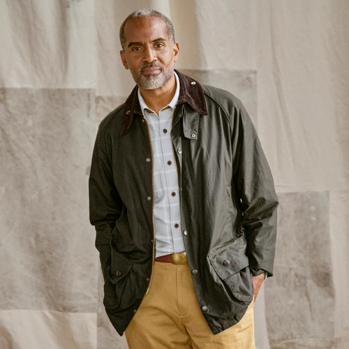 Barbour beaufort olive - beaufort, wax