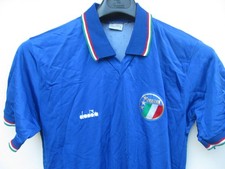 MAGLIA SHIRT CAMISETA CALCIO ITALIA ITALY TG L DIFETTATA