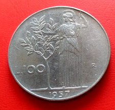 Italie 100 Lire 1957 R Acier