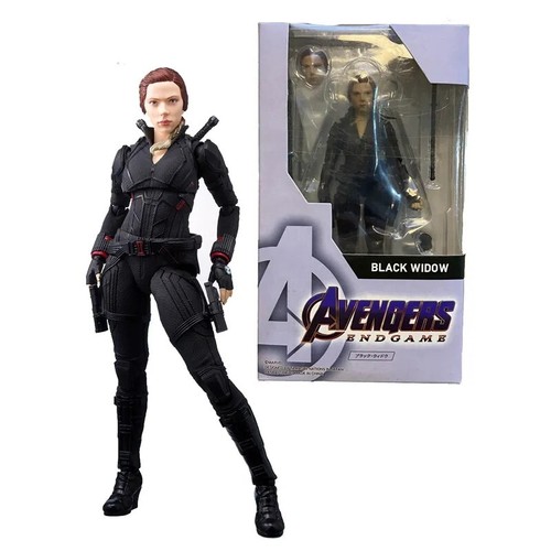 Figurine black widow articulé - figurine,