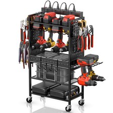 Power Tool Organizer Cart with