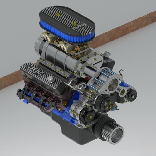 Motore ford sovralimentato - motore,