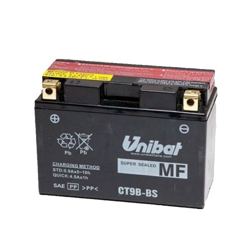 Batteria unibat yuasa ct9b - batteria, ct9b-bs