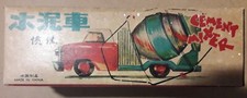camion betoniera di latta vintage a frizione con scatola ottime condizioni MF141