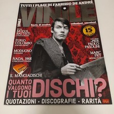Rivista Vinile N.1 (2016) Fabrizio De Andrè Prog Italiano Battisti Sprea Editori