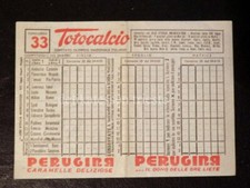 TOTOCALCIO SCHEDINA 1955