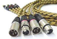 Cavo RCA XLR professionale 4x1,5 metri per Revox PR99 Studer C270 A807 A810 A80 A721 