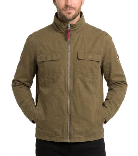 Giacca oliva tommy hilfiger - giacca,