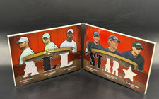 Libretto Topps Triple Threads 2009 /36 Albert Pujols, Alex Rodriguez gioco usato
