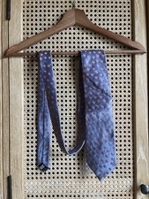 Cravatta ETON seta blu rossa