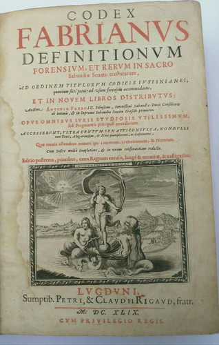 Codex fabrianus lugduni 1649 - codex, fabrianus,lugduni,1649