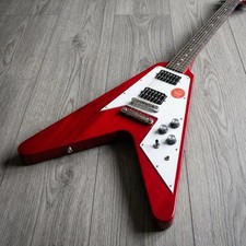 Fly V Red Electric Guitar