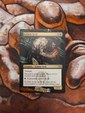 Magic the Gathering Lotleth Troll #2 dipinto a mano unico personalizzato MTG Alter
