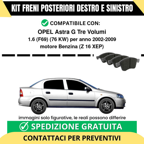 Pastiglie freno posteriori - pastiglie,