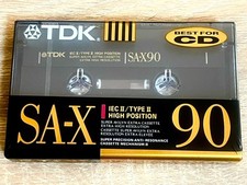⭐️⭐️⭐️TDK SA-X 90 HIGH POSITION TYPE II NASTRO AUDIO CASSETTE VUOTO 1991