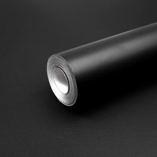 Ecopelle Adesiva Nero 44x300cm Finta Pelle Adesiva per Riparazioni Similpelle