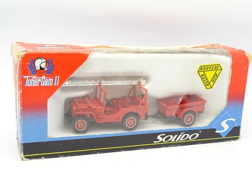 Solido pompiers jeep - 1/43,