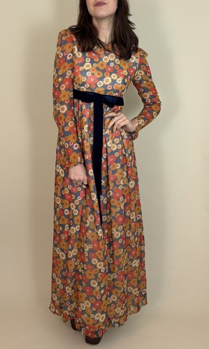Maxi abito floreale vintage