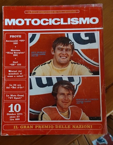 Motociclismo ottobre 1971 - motociclismo,