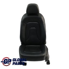 Audi A4 B8 Sedile Anteriore Riscaldato Interno In Pelle Nero Sinistro