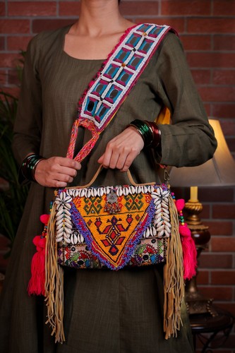 Borsa tracolla tribal boho - tracolla,