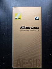 Nikkor N AF-S Micro 105mm/2.8G ED VR SOLO SCATOLA E ACCESSORI NO OBIETTIVO