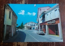 CARTOLINA D'EPOCA ORIGINALE TOMBOLO PROVINCIA PADOVA PHILCO BAR CENTRALE VIA ROM