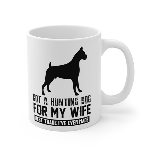 Got hunting dog for wife - dog, my