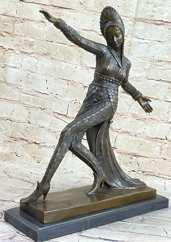Bronzo scultura ballerina - ",