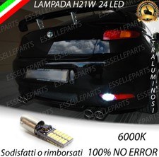 LAMPADA RETROMARCIA 24 LED H21W CANBUS PER ALFA ROMEO GT 6000K BIANCO