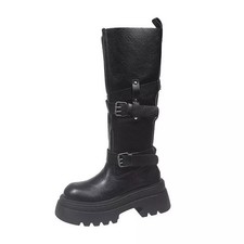 Stivali Alti Platform Suola