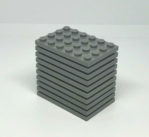 Lego 10x targhetta 4x6 rif - lego:,