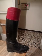 stivali equitazione nr. 41 in pelle fiore praticamente nuovi