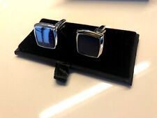 gemelli per camicia uomo acciaio quadrati